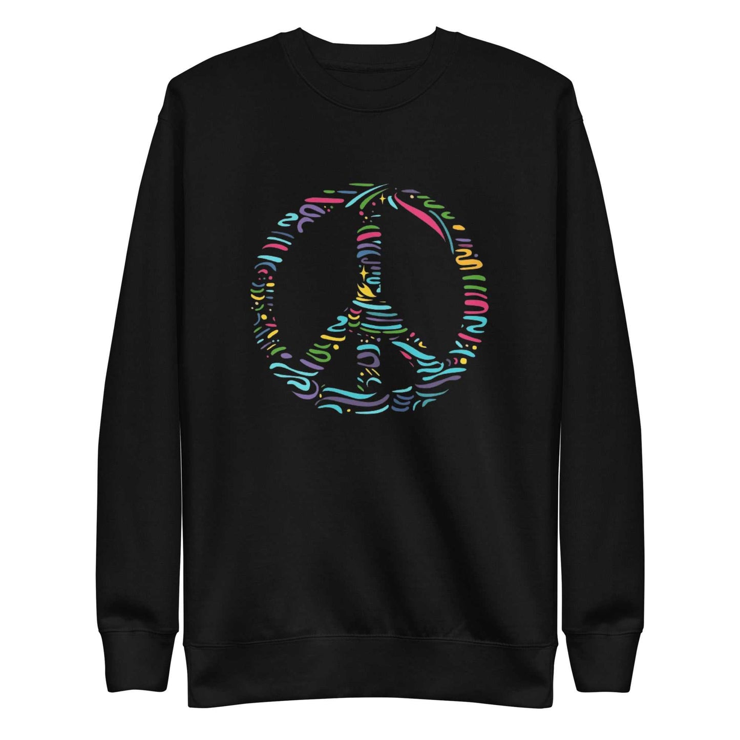 Multicolour Peace Sign Sweatshirt