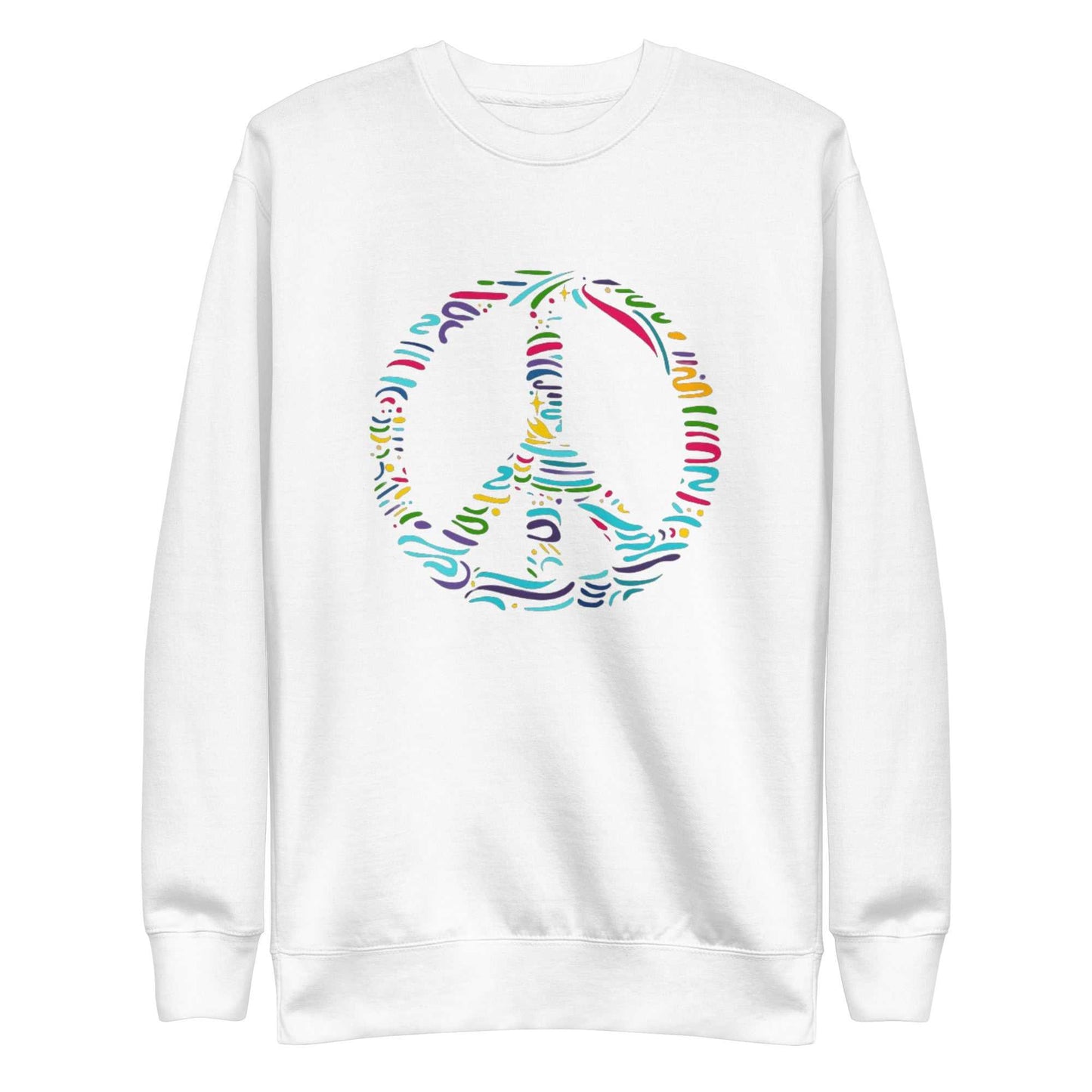 Multicolour Peace Sign Sweatshirt