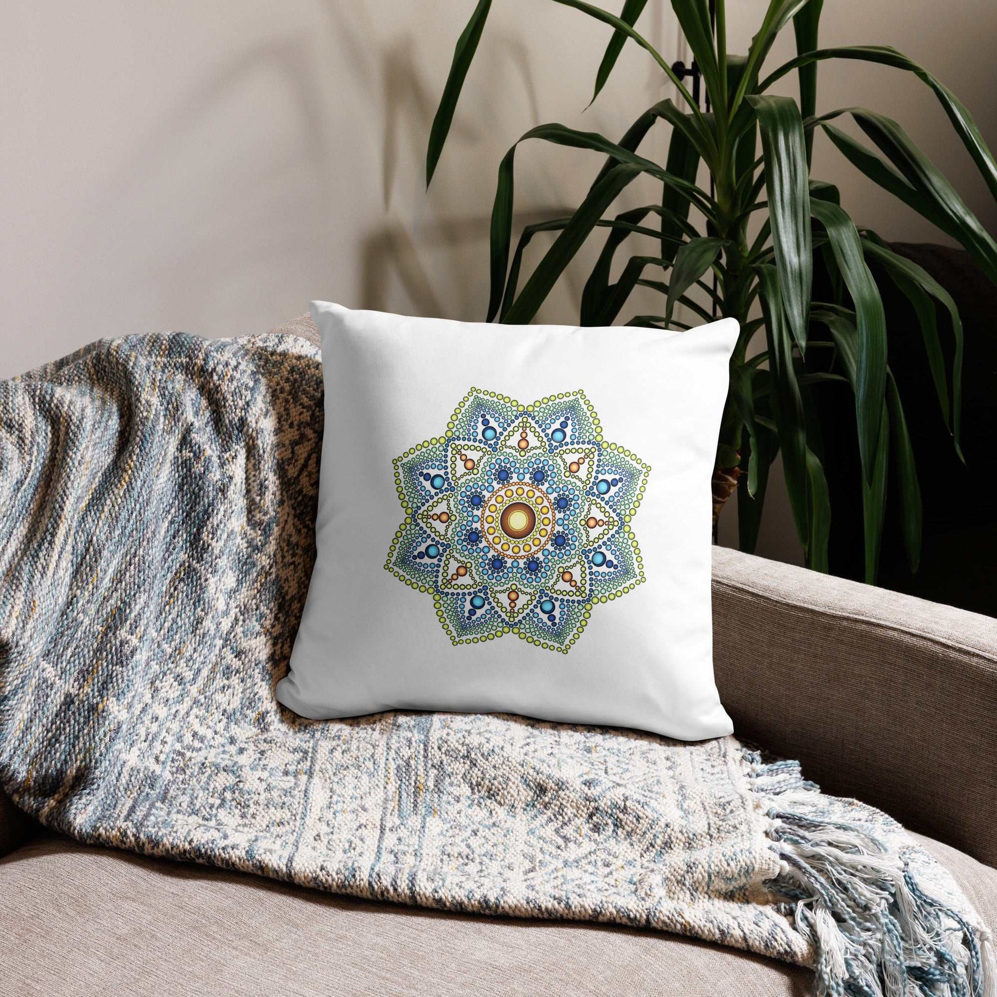 Mandala Design Pillow