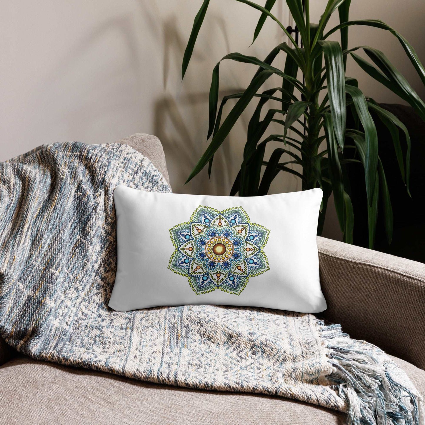 Mandala Design Pillow