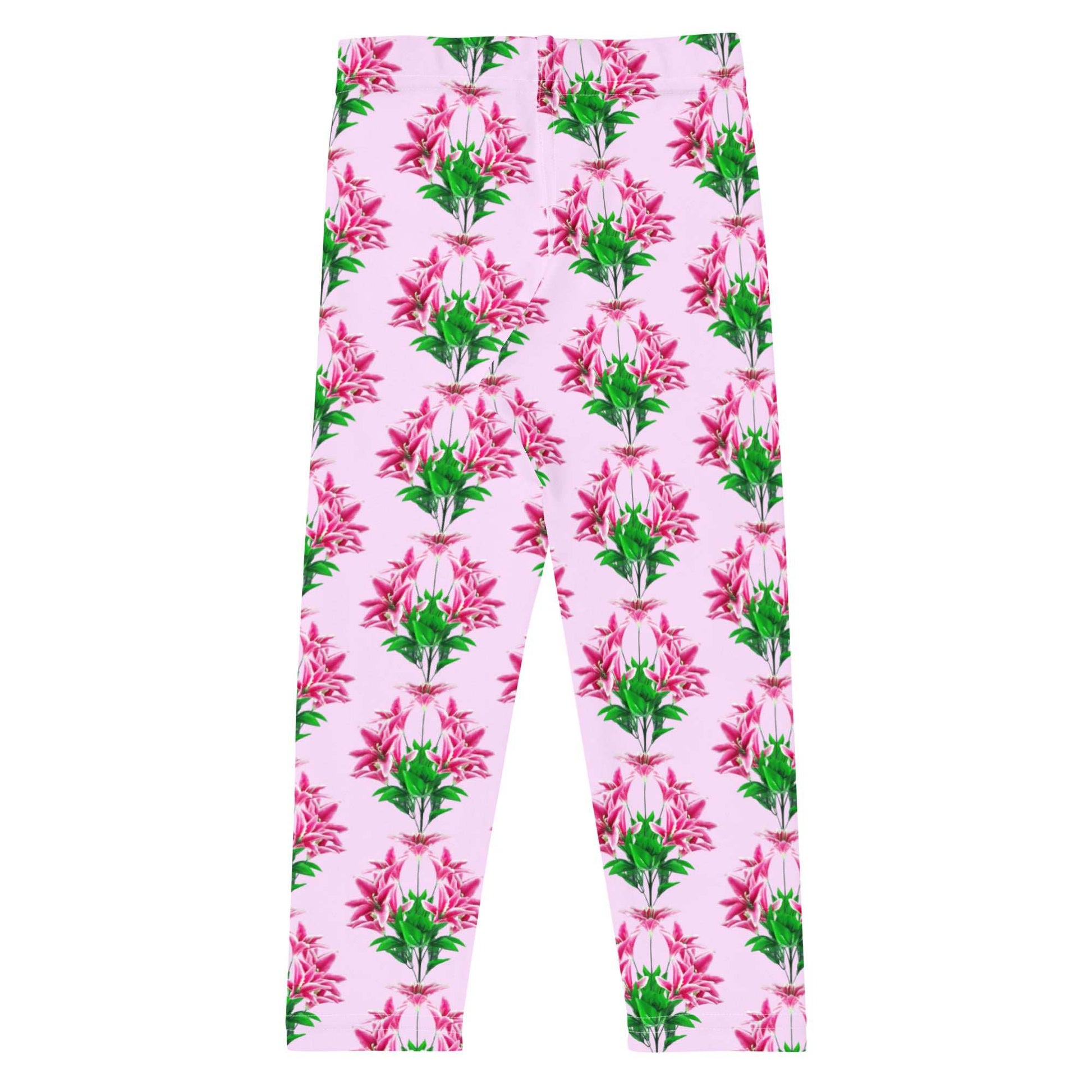 Floral Print Kids Leggings