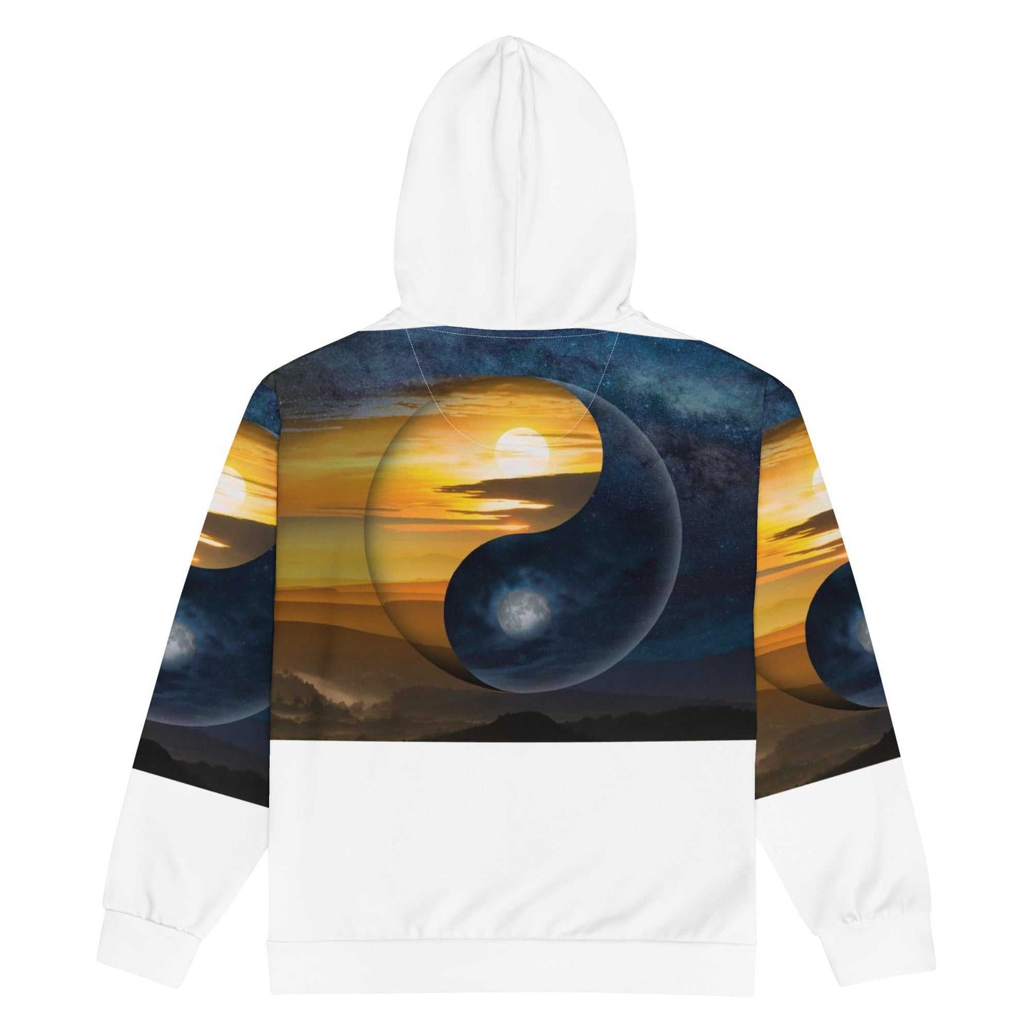 Yin Yang Zip Up Hoodie