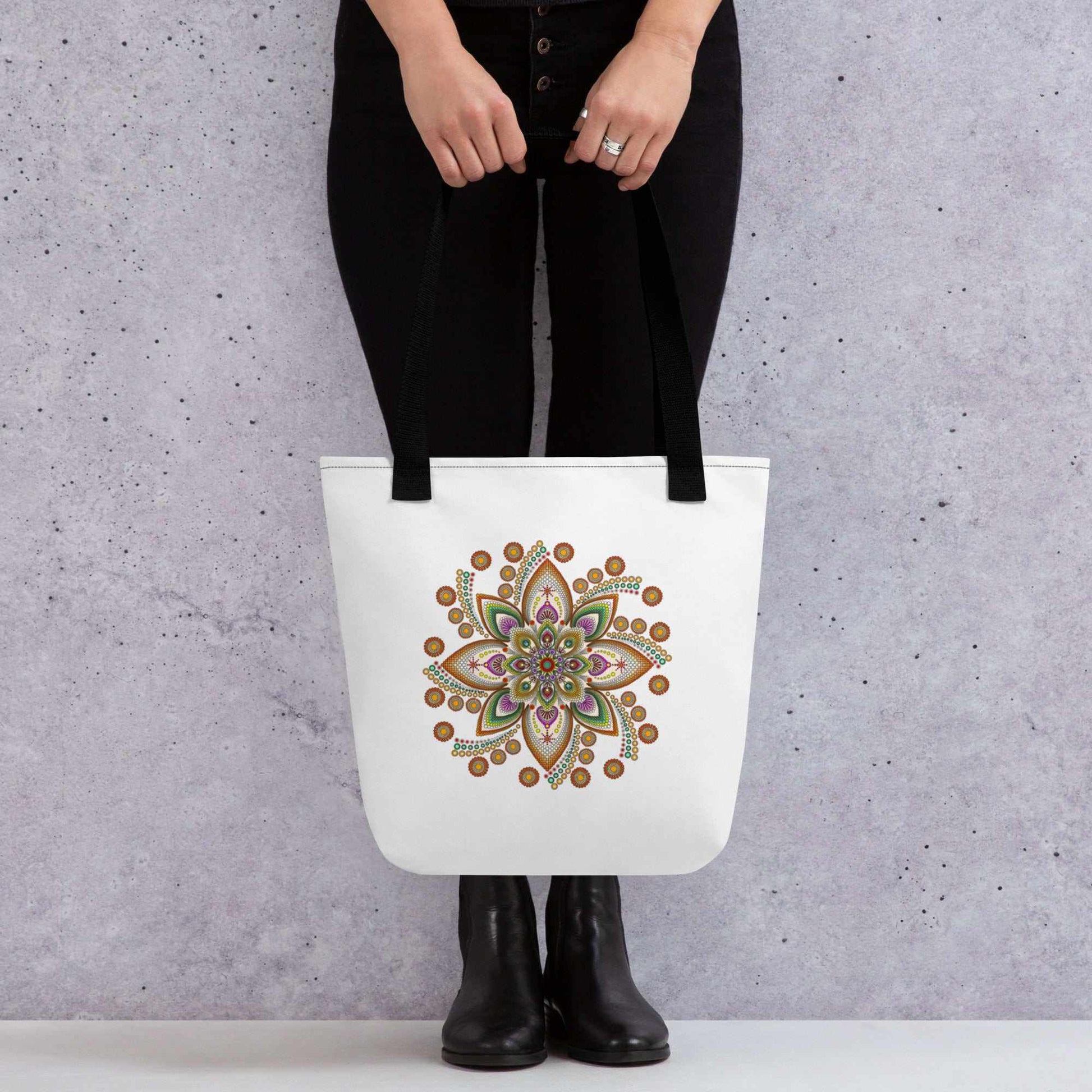 Mandala Design Tote Bag