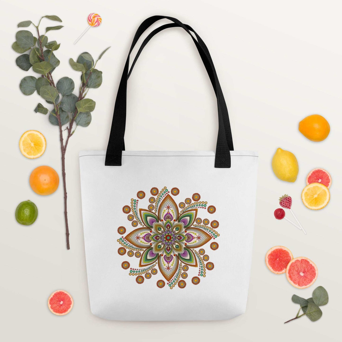 Mandala Design Tote Bag