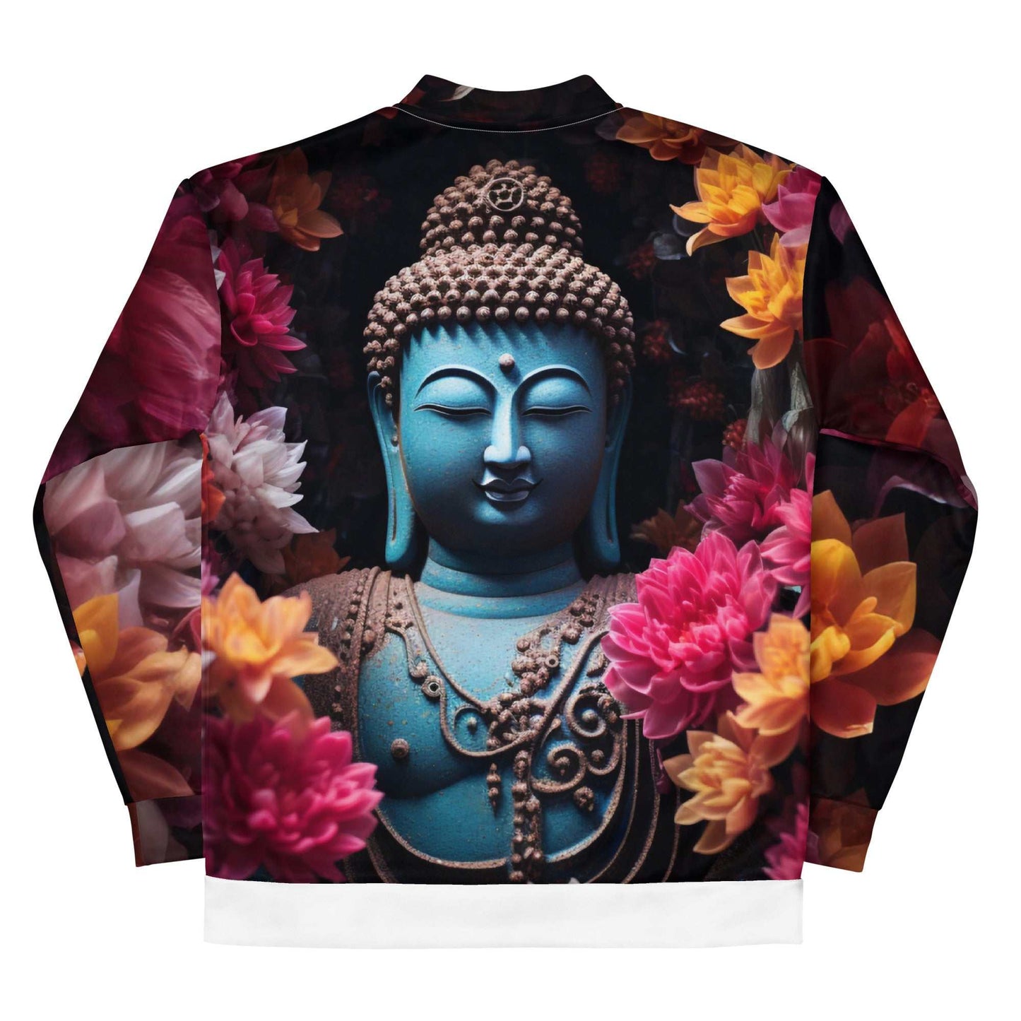 Floral Buddha Ji Bomber Jacket