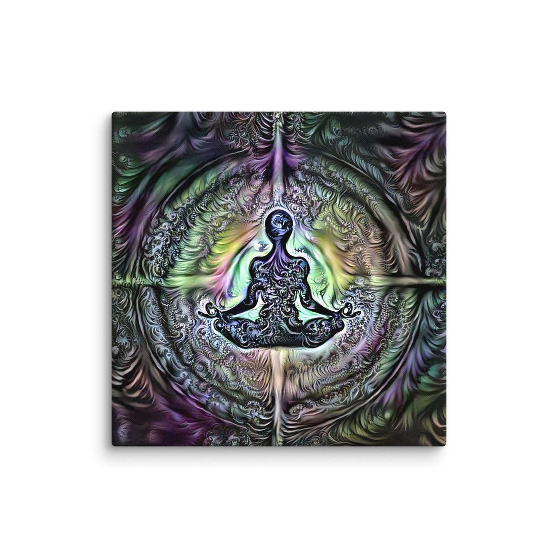 Chakra Fractals Art Canvas