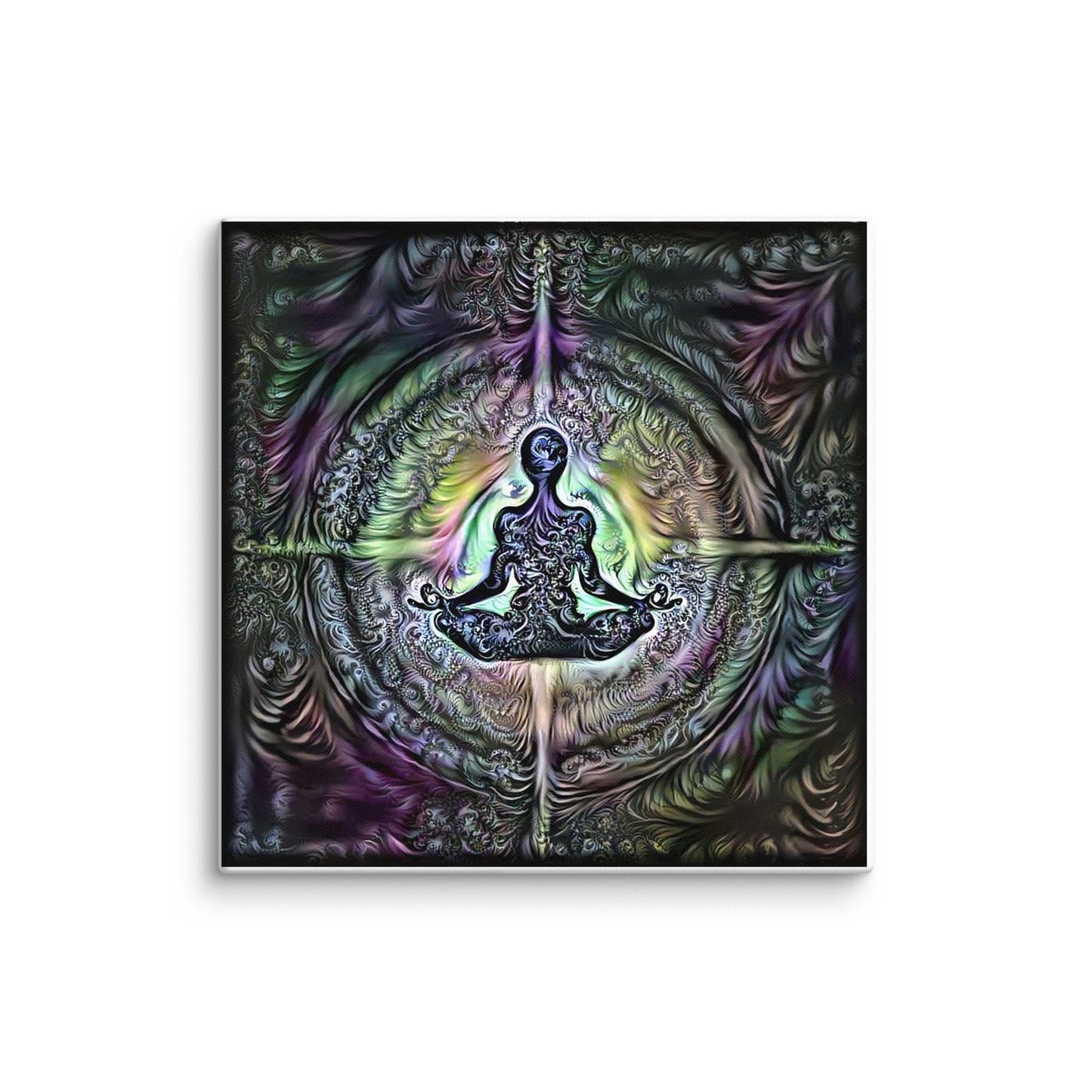 Chakra Fractals Art Canvas