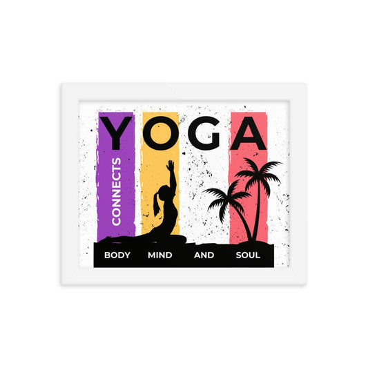 Yoga Art Framed Poster