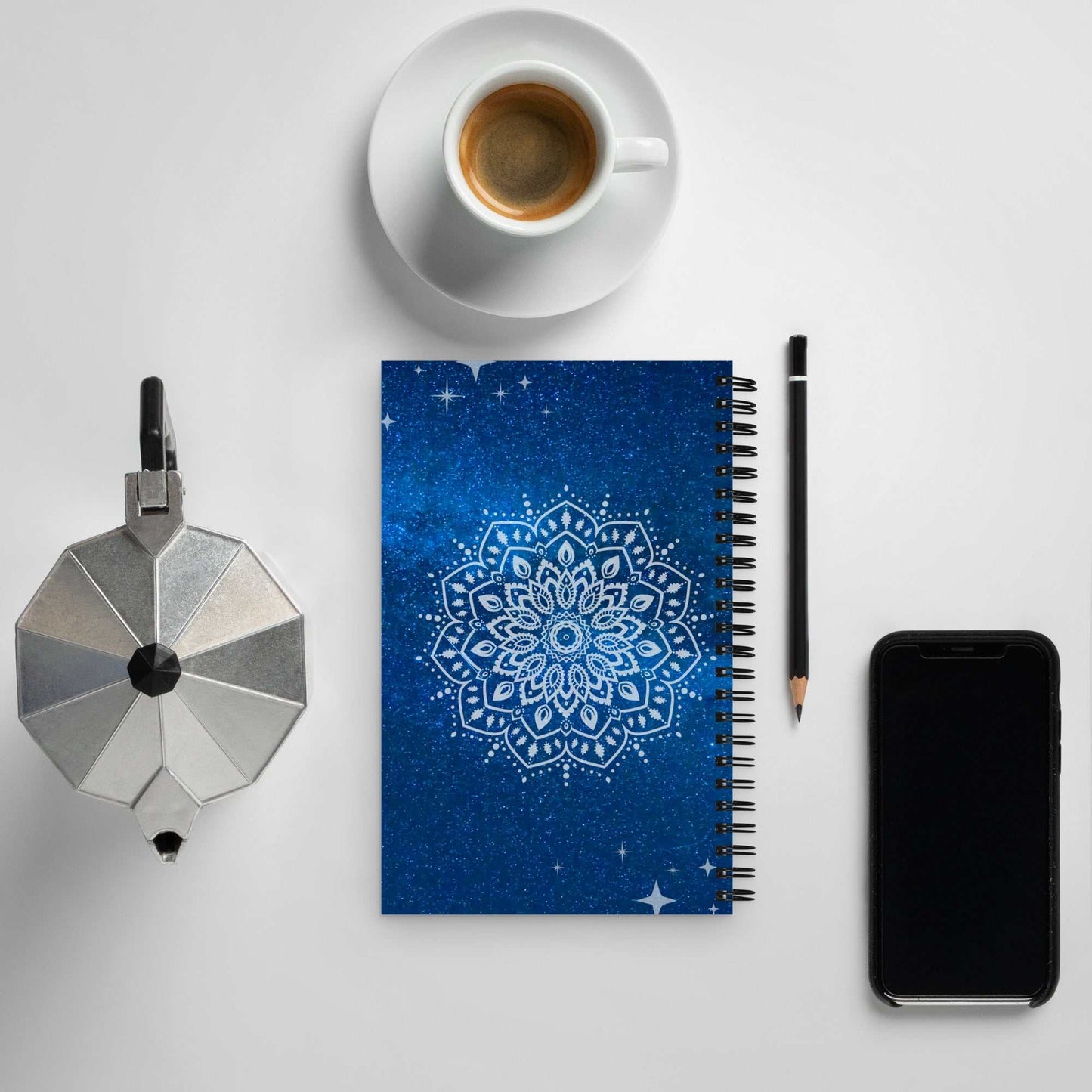 Mandala Design Spiral Notebook