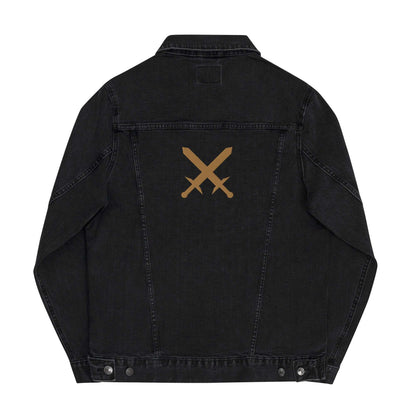 Gold Swords Denim Jacket