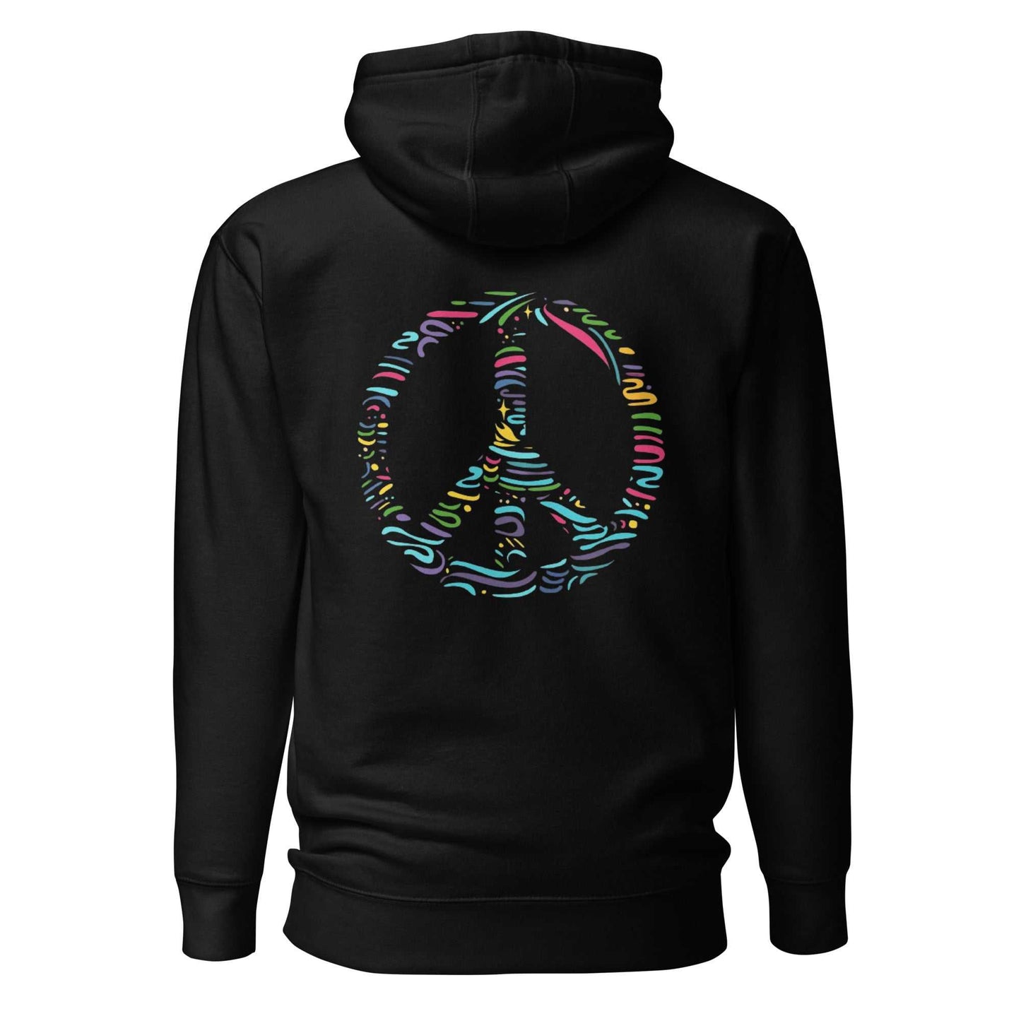 Multicolour Peace Sign Hoodie