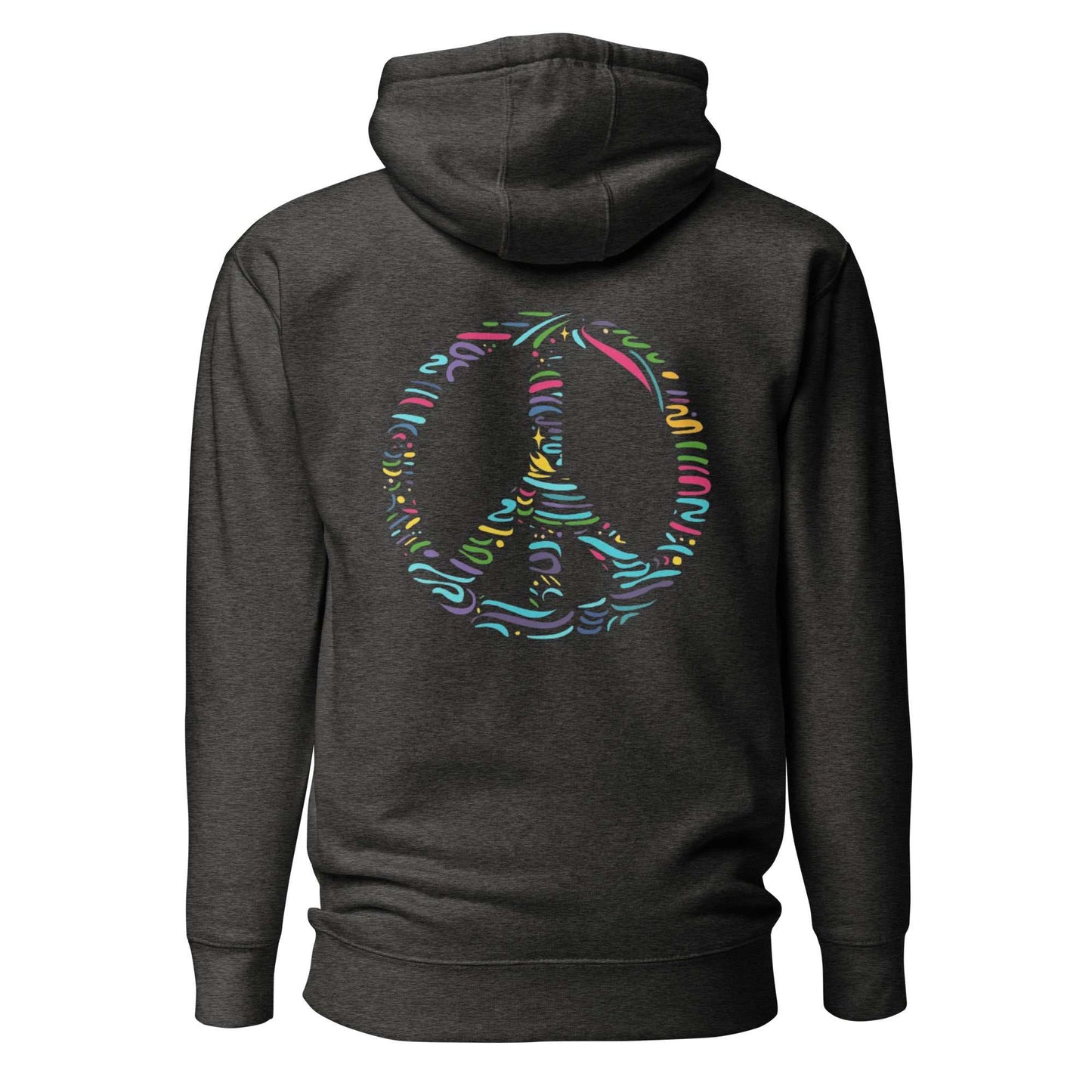 Multicolour Peace Sign Hoodie