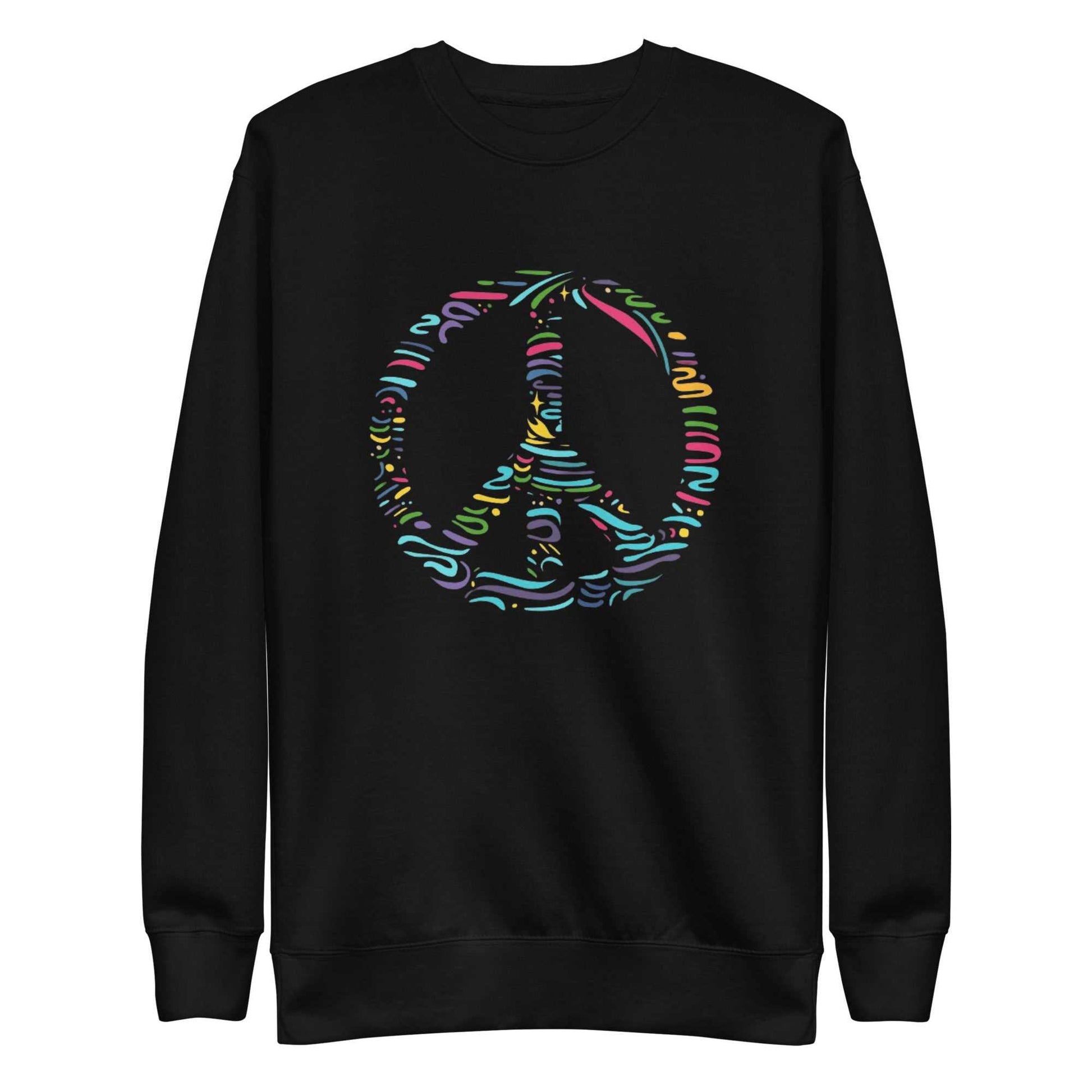 Multicolour Peace Sign Sweatshirt