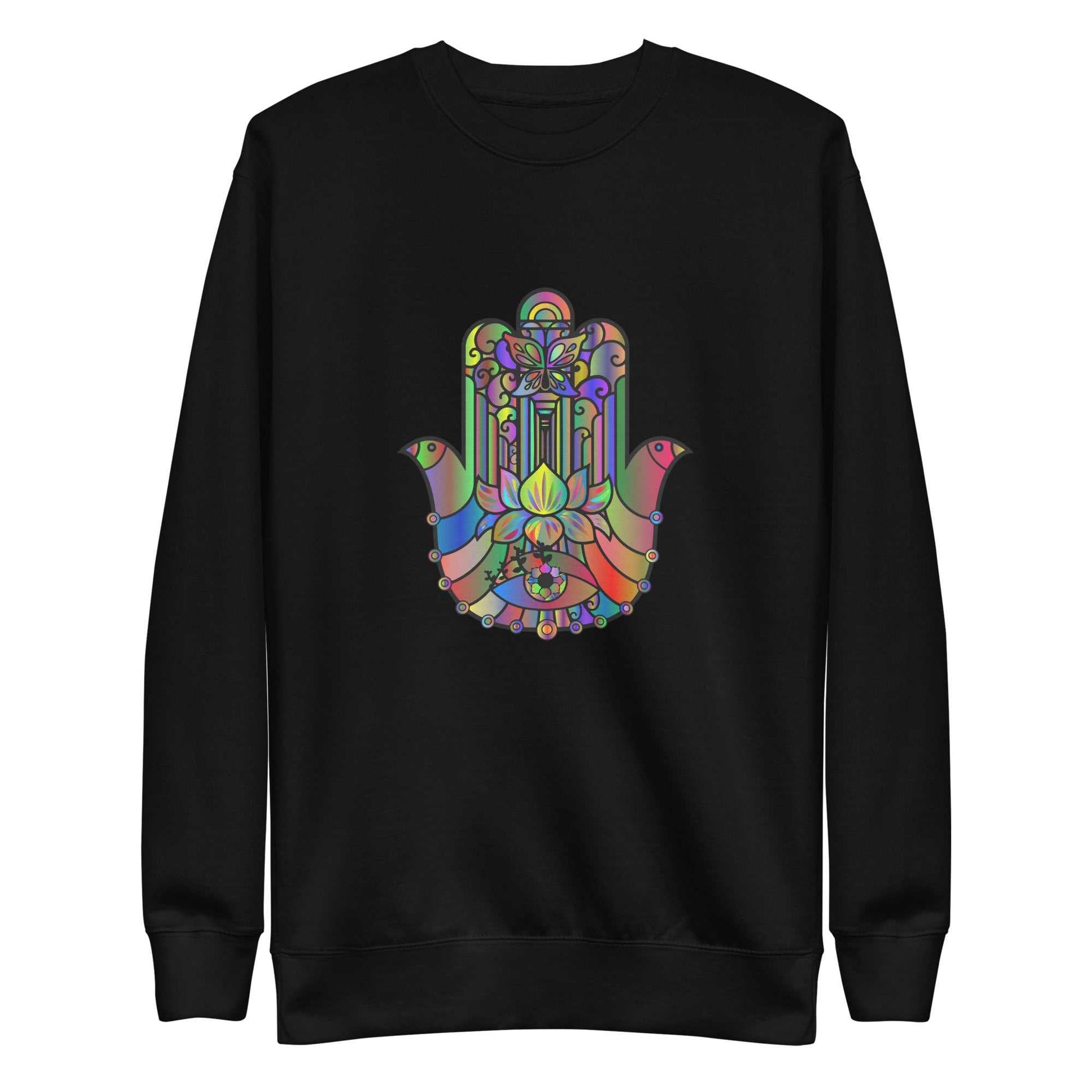 Multicolour Hamsa Hand Sweatshirt