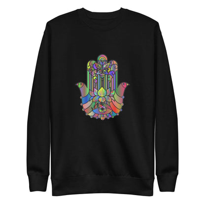 Multicolour Hamsa Hand Sweatshirt