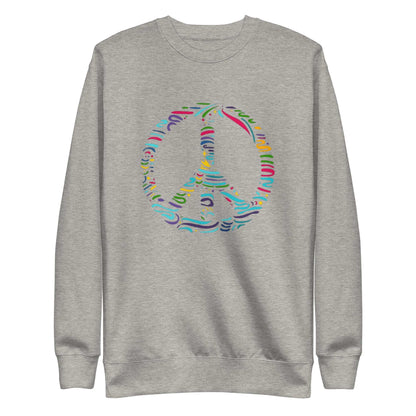 Multicolour Peace Sign Sweatshirt