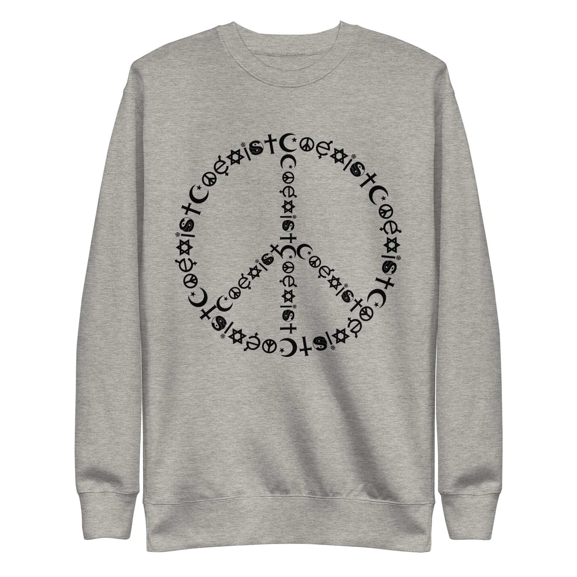  Coexist Peace Sign Sweatshirt