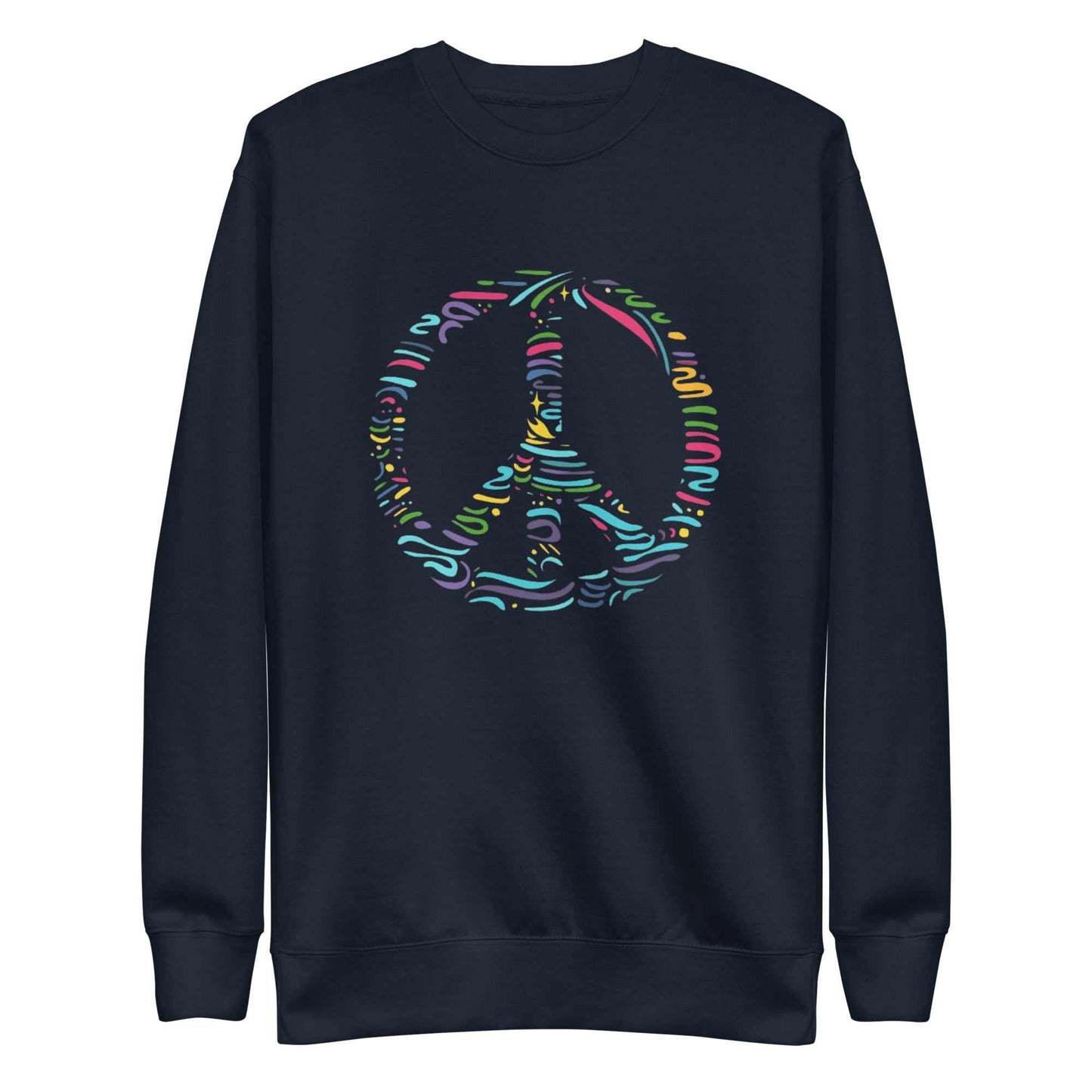 Multicolour Peace Sign Sweatshirt