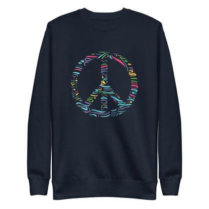 Multicolour Peace Sign Sweatshirt