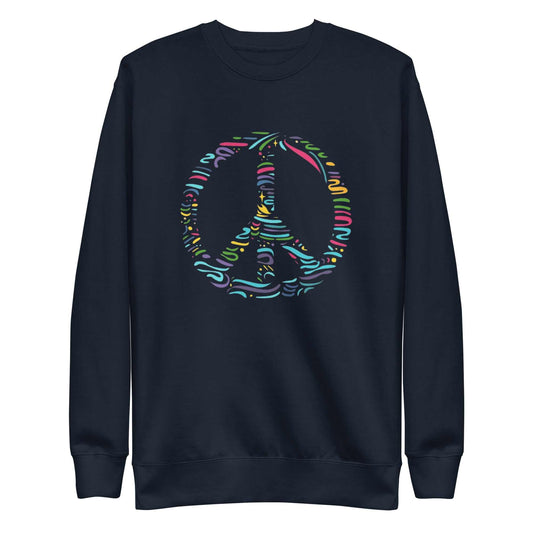 Multicolour Peace Sign Sweatshirt