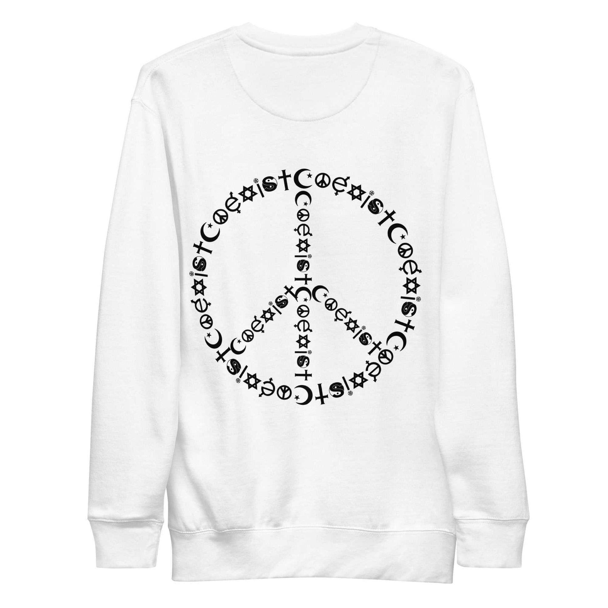  Coexist Peace Sign Sweatshirt
