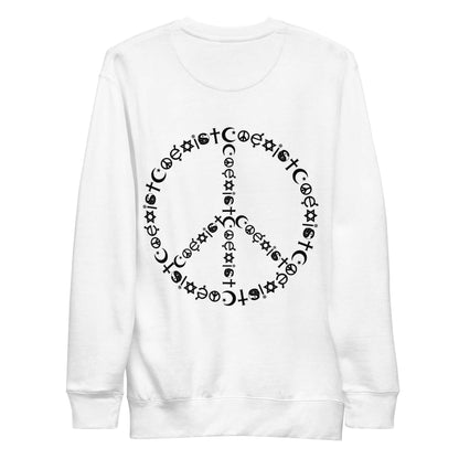  Coexist Peace Sign Sweatshirt