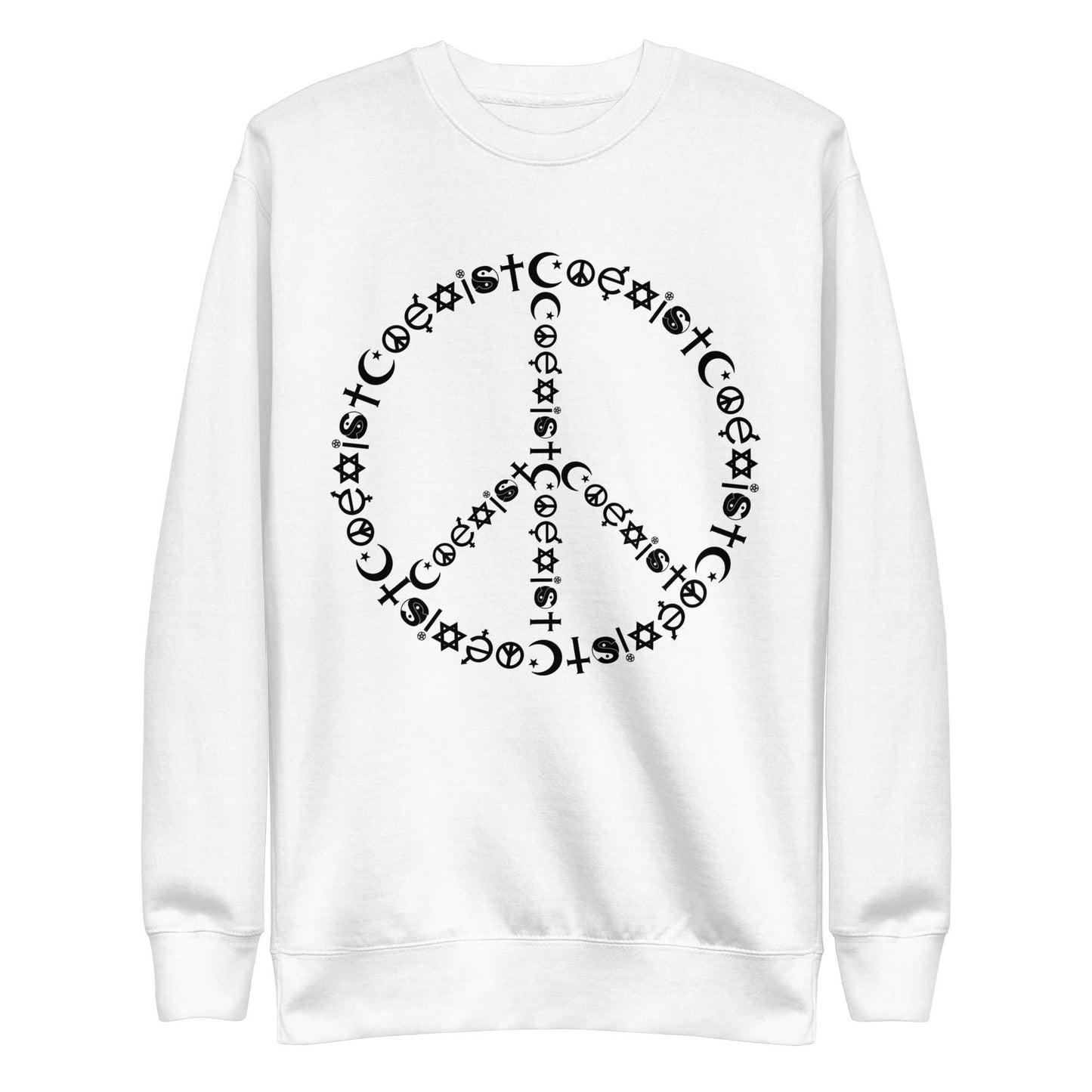  Coexist Peace Sign Sweatshirt